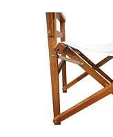 Folding Chair Wooden Director Chair Canvas Folding Chair Folding Chair 2 Pieces/Set