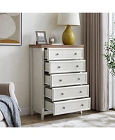 Modern 5-Drawer Dresser: Storage and Style