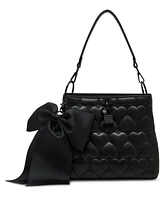 Betsey Johnson Always Heart-Core Small Bucket Bag