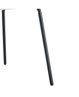 Luxury Minimalist Dining Chairs - Set of 4, Black Metal Legs