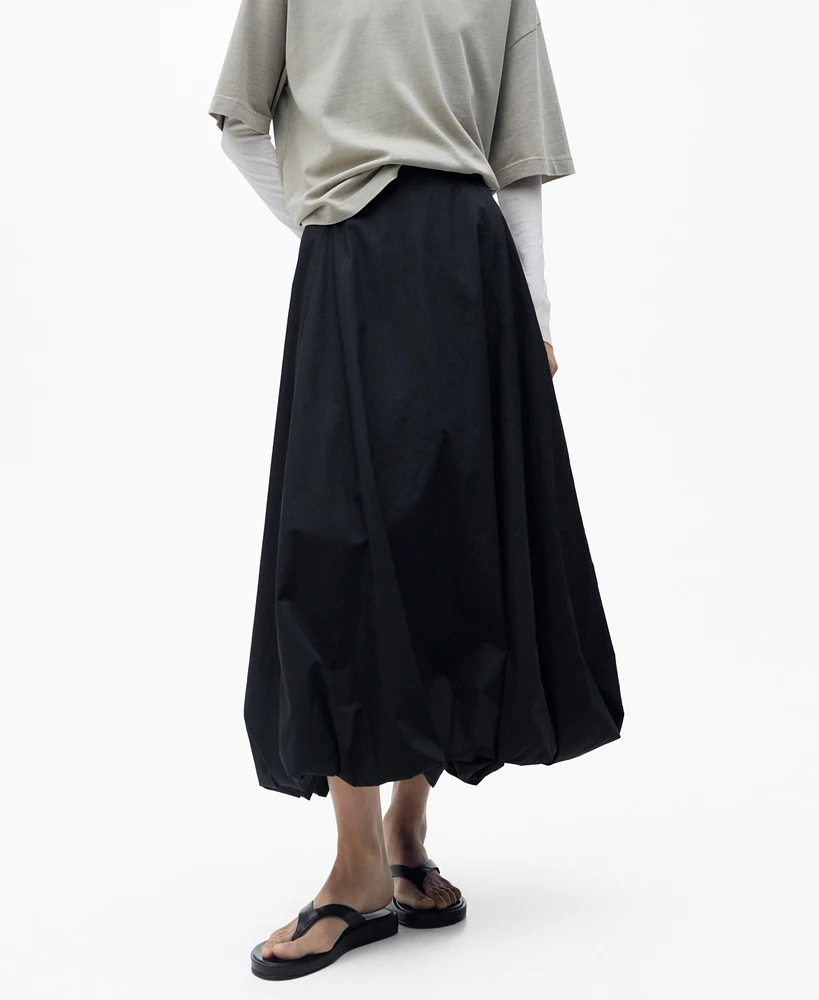 Mango Women's Puffed Hem Flared Skirts