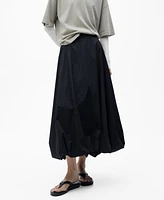 Mango Women's Puffed Hem Flared Skirts