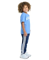 adidas Toddler & Little Boys Short Sleeve T-Shirt Tricot Pant Set