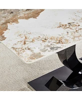 Pandora Stone Dining Table Set with Benches: Modern Luxury for Your Home