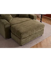 Comfy Sleeper Chair with Ottoman
