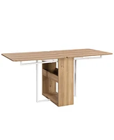 Compact Extendable Dining Set with 4 Chairs