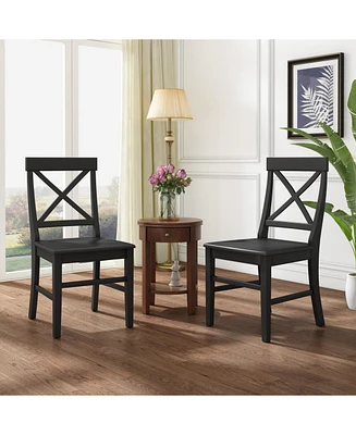 Nostalgic Farmhouse Dining Chairs Acacia Wood Charm for Your Rustic Haven