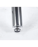 Round Glass Dining Table Chrome Leg