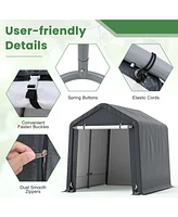8 x 6.5 Feet Portable Motorcycle Outdoor Storage Shelter