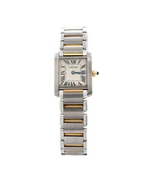 Pre-Owned Cartier Tank Francaise Quartz Watch in Stainless Steel and Gold 20mm