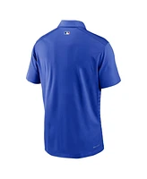 Nike Men's Royal Atlanta Braves Authentic Collection City Connect Victory Performance Polo Shirt