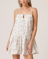 Line & Dot Women's Edwina Yarn-Trim Mini Dress
