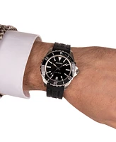 Balmain Men's Swiss Ophrys Black Rubber Strap Watch 43mm