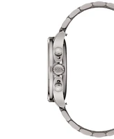 Certina Men's Swiss Chronograph Ds-8 Silver-Tone Titanium Bracelet Watch 41mm