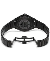 Certina Men's Swiss Ds-7 Black-Tone Stainless Steel Bracelet Watch 39mm