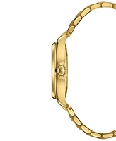 Certina Women's Swiss Ds Action Diamond Accent Gold-Tone Stainless Steel Bracelet Watch 34mm