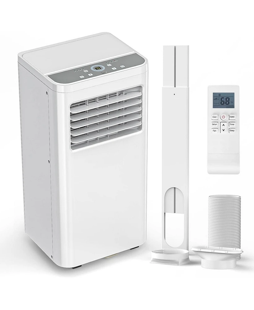 Cowsar Portable Air Conditioner 10000 Btu (Ashrae), 3-in-1 Modes Ac Cools Up to 450 Sq. Ft., Sleep Mode, Rc, Led Display, 24H Timer, Ac Unit with Wind