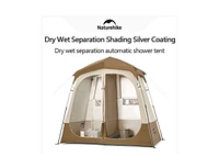 Naturehike Wet Dry Separation Pop Up Privacy Shower Tent Portable Toilet Outdoor Shower Changing Shed Mobile Toilet