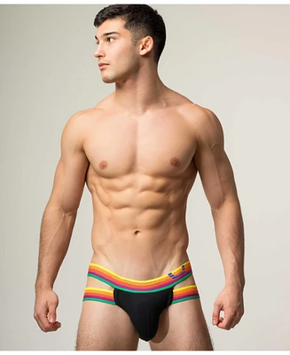 Rounderbum Men's Rainbow Rush Holster Brief