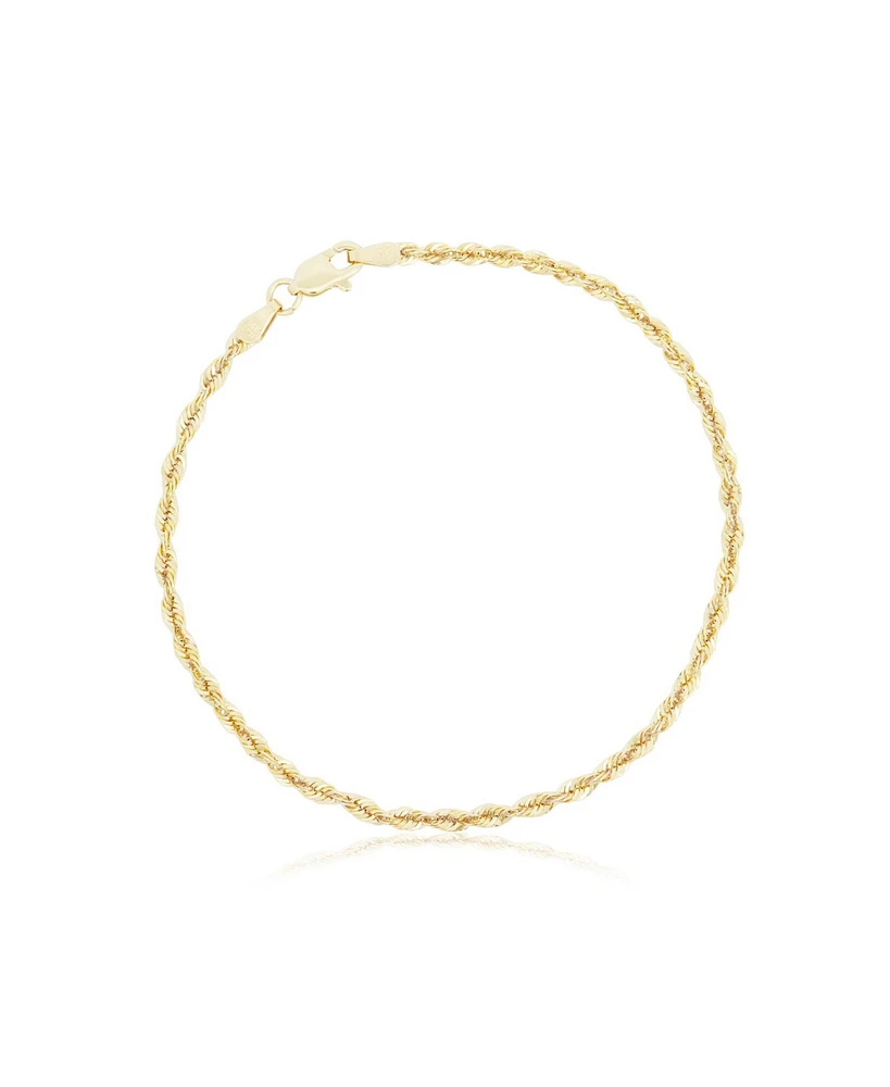 The Lovery Rope Chain Bracelet 1.9 millimeters 8 inches