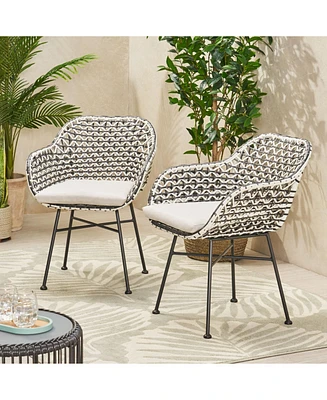 Modern Woven Club Chair: Minimalist Elegance For Outdoor Spaces