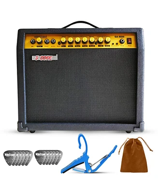 5 Core Guitar Amp 80 Watt Electric Amplifier w Built in 10" Speaker Portable Mini Practice Amps