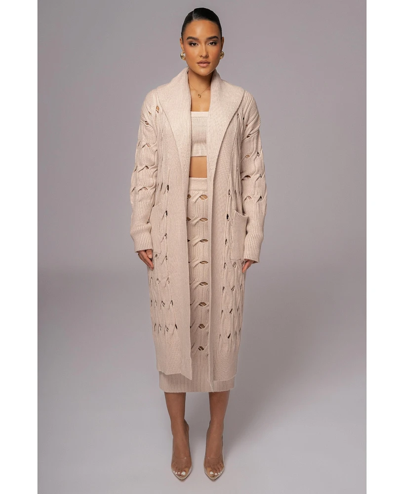 Jluxlabel Women's Brixton Knit Cardigan