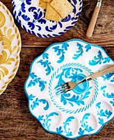 Vietri Arezzo Egg Platter