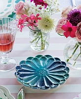 Vietri Lisbon Flower Cocktail Plate