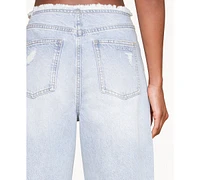 Avec Les Filles Women's Raw Waist Shorts