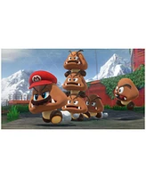 Nintendo Switch White Oled Console with Super Mario Odyssey, MightySkins Console and Controller Skin Voucher