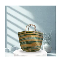 Citrus Large Handmade Sisal Sustainable Basket Tote
