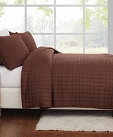 Brookyln Loom Flax Linen 3-Pc. Quilt Set, Full/Queen