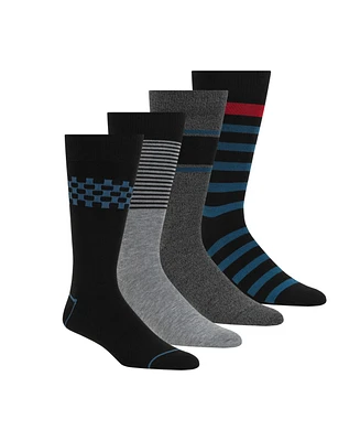 Scotch & Soda Men's 4-Pack Patterned Dress Socks