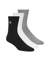 Scotch & Soda Men's 3-Pack Ribbed Cushion Crew Socks