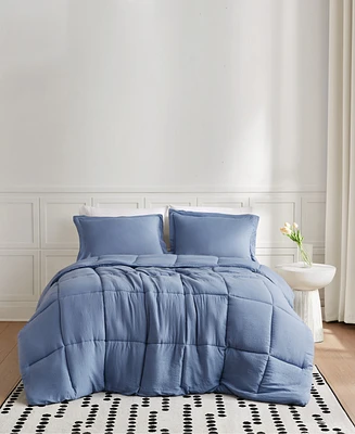 Truly Soft Garment Wash Solid 2-Pc. Comforter Set, Twin/Twin Xl