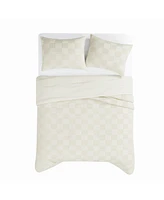 Truly Soft Textured Checkered -Pc. Comforter Set