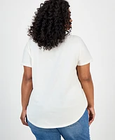 Style & Co Plus Printed Graphic T-Shirt