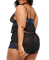 Adore Me Plus Tammy Camisole & Shorts Set Lingerie