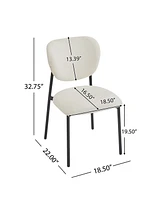 5-Pc Dining Set: Upholstered Chairs & Wood Table