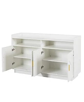 Dresser cabinet, barcabinet, Buffet Sideboard Storage Cabinet, Buffet Server Console Tablestorge cabinetsolid, for Dining Room, Living Room, KitchenHa