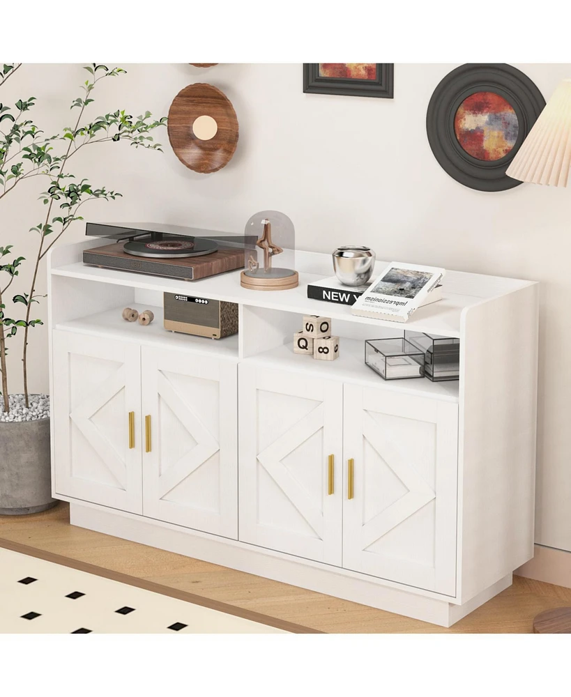 Dresser cabinet, barcabinet, Buffet Sideboard Storage Cabinet, Buffet Server Console Tablestorge cabinetsolid, for Dining Room, Living Room, KitchenHa