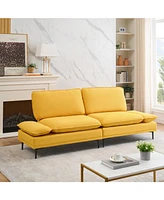 Premium Soft Yellow Sofa for Small Spaces
