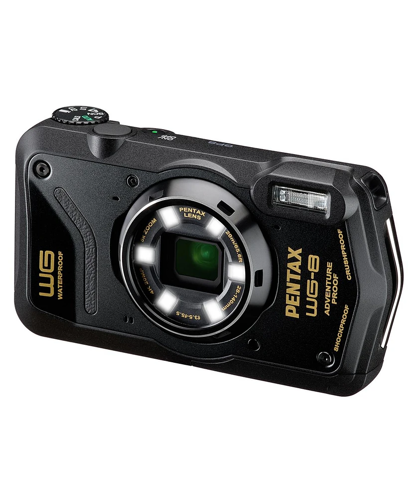 Pentax Ricoh Wg-8 All-Weather Camera, Black