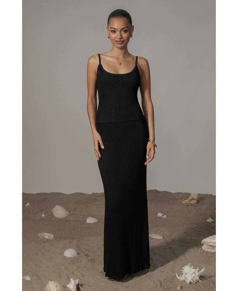 Jluxlabel Women's Serena Ribbed Skirt Set
