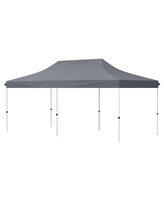 10 X 20 Ft Pop up Canopy Tent Foldable Portable Outdoor Gazebo with Carry Bag