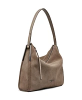 Karl Lagerfeld Paris Valerie Suede Hobo