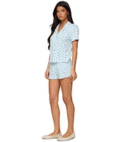 Edikted Women's Camden Floral Pointelle Shorts