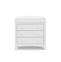 Graco Noah 3 Drawer Chest with Changing Topper (White)