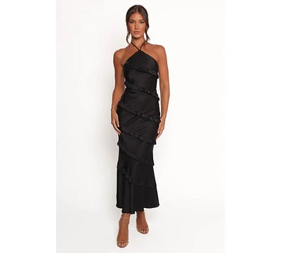 Petal and Pup Women's Roxanne Halterneck Maxi Dress